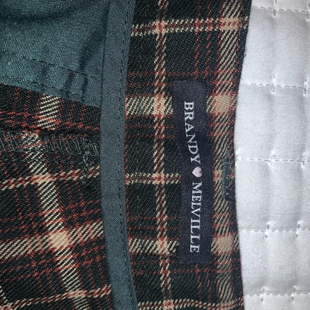 Brandy Melville plaid trousers